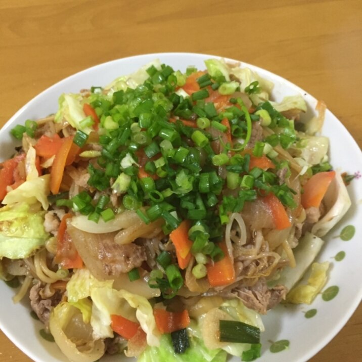 野菜たっぷり！お手軽焼きそば